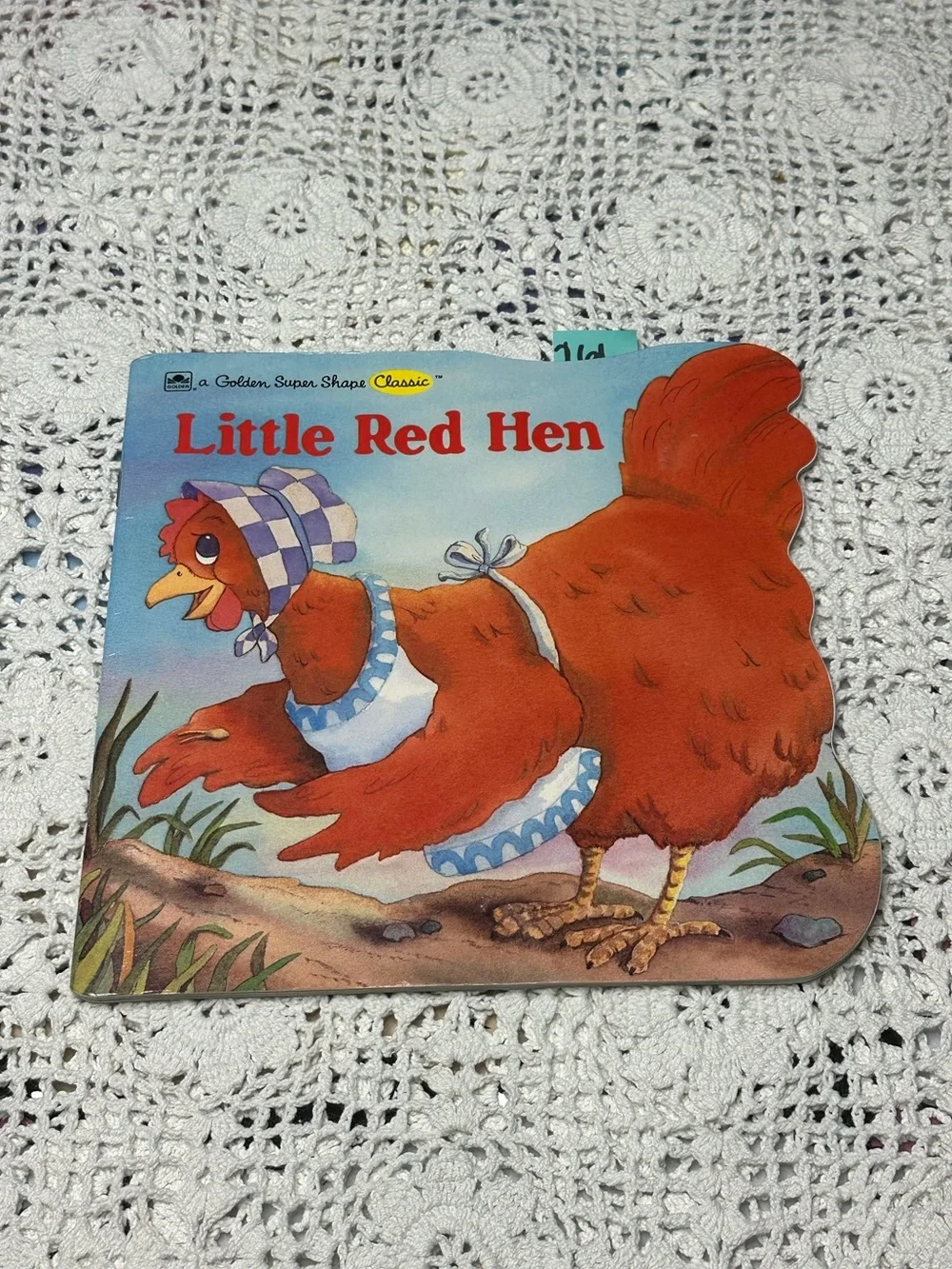 Vintage 1988 Little Red Hen Golden Super Shape Classic Book Lyn Calder - Picture 1 of 4